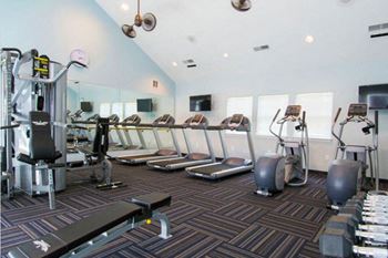 Modern fitness center